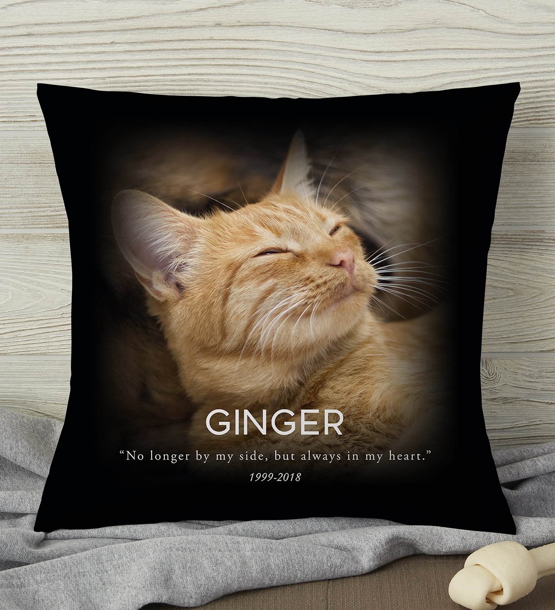 Pet Memorial Personalized Photo Pillow